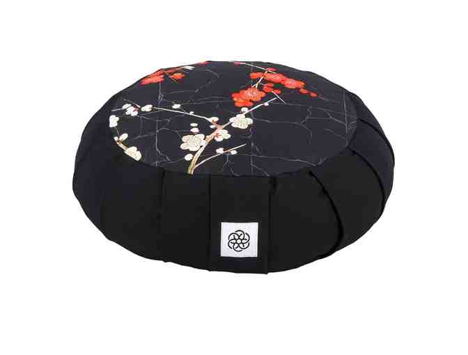 Dakini Meditative: 'Cherry Blossom' Motif Adult Zafu Meditation Cushion