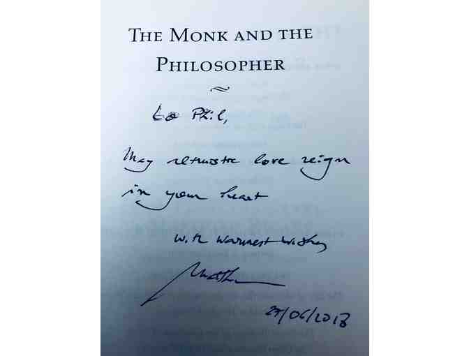 Matthieu Ricard: Signed 'The Monk and the Philosopher'