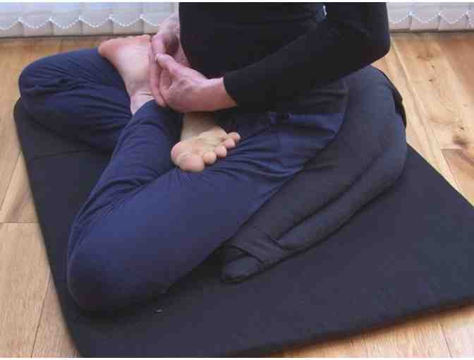 Moonleap Meditation: Black Crescent Meditation Cushion