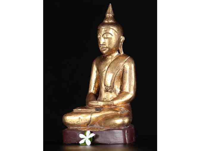Dharma Sculpture: Golden Burmese Buddha