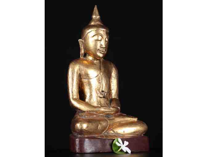 Dharma Sculpture: Golden Burmese Buddha