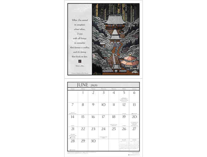 Amber Lotus Publishing: Now and Zen 2020 Wall Calendar
