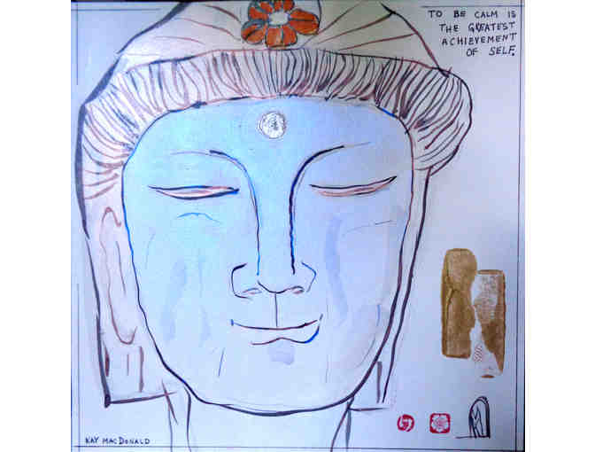 BoulderShop: "Buddha Head" Print - Photo 1