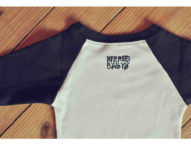 Hippie Baby Co.: "May All Beings Be Free" Whale Romper - Photo 2