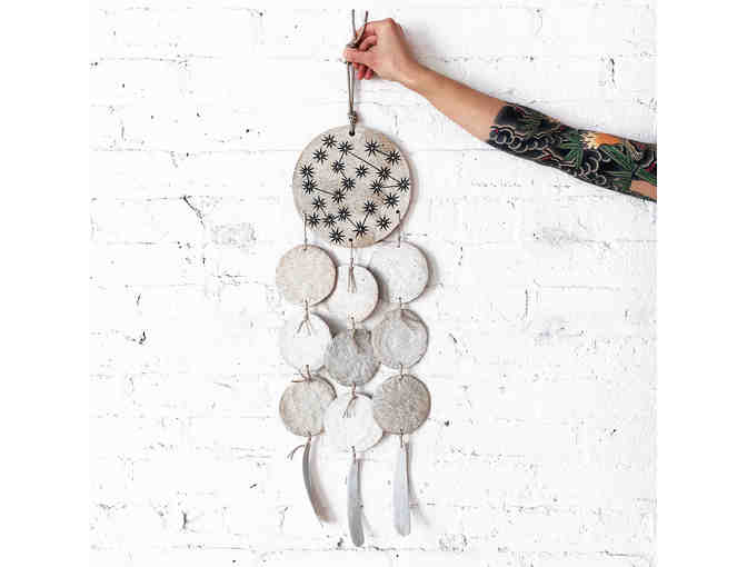 MQuan Studio: 'Dreamweaver: Constellations' Ceramic Hanging by Michele Quan