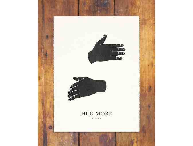 beauchamping: "Hug More" Fine Art Print, Second Edition - Photo 1