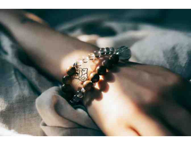 Soulmade Arts: 'Silence' Agarwood Mala Bead Bracelet
