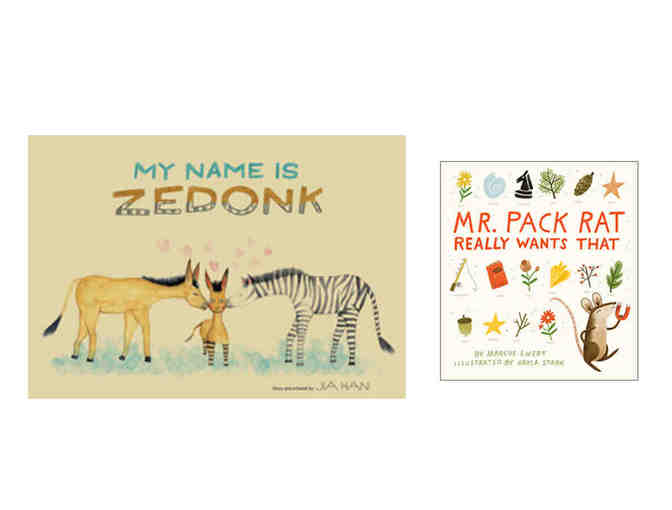 Parallax Press: 'My Name is Zedonk' & 'Mr. Pack Rat Really Wants That' Two-Book Set