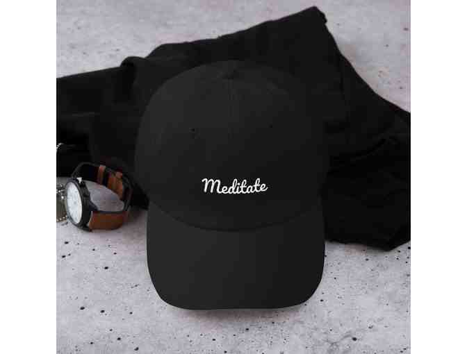 TheCalmCreationsCo: 'Meditate' Dad Hat