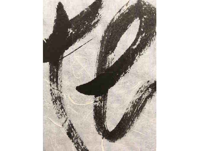 Thich Nhat Hanh: Original Calligraphy "no fear no death" - Photo 5