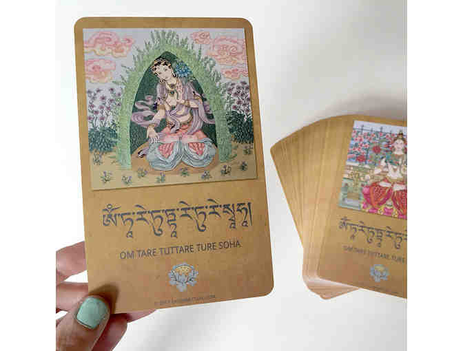 Lasha Mutual: 108 White Tara Card Deck from Original Paintings