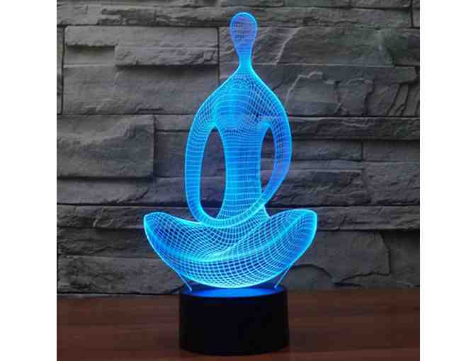 CosmicTempleVibes: 7-Color 3D Buddha Night Light