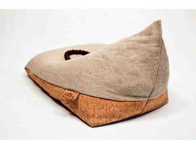 OmraStudio: Natural Original Irish Meditation Cushion Organic Hemp, Cork, & Buckwheat