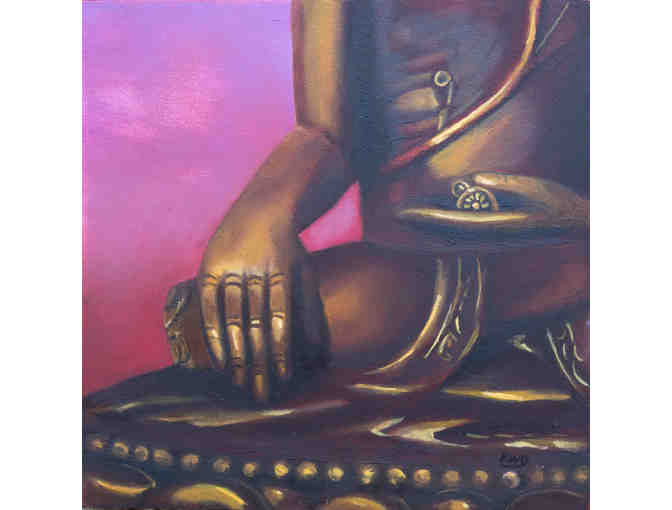Kateri Garcia: 'Bhumisparsha' Original Oil Painting