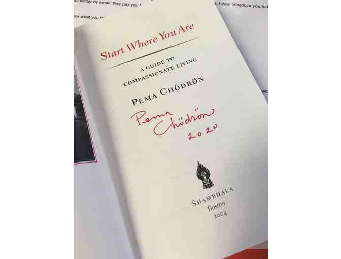 Pema Chodron: Signed 'Start Where You Are' Hardcover