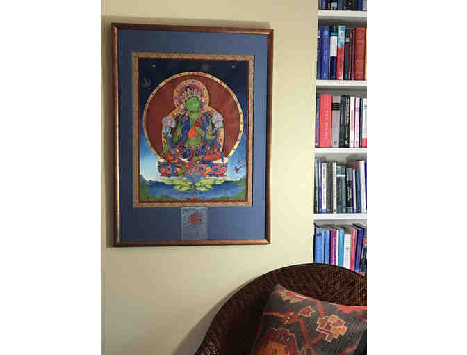 Laura Santi Sacred Art: 'Green Tara, Goddess of Compassion' Print