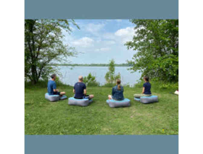ZenGo: Inflatable Meditation and Yoga Cushion Set