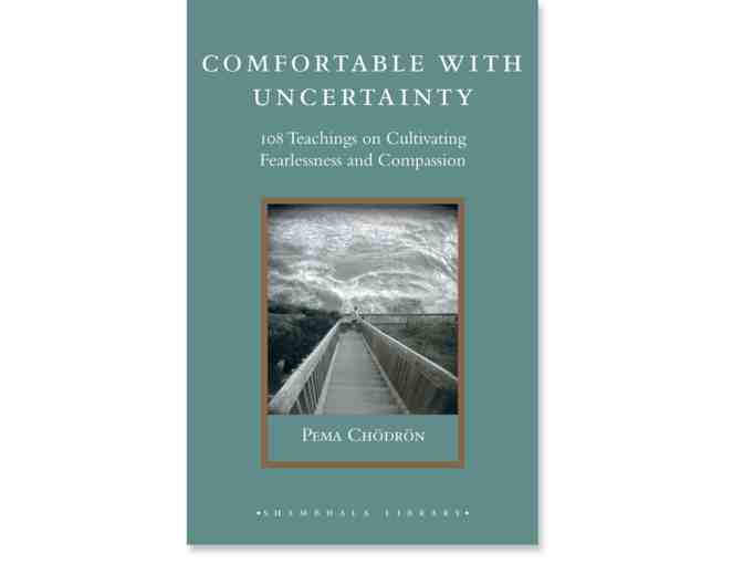 Pema Chodron: Signed 'Comfortable with Uncertainty' Hardcover
