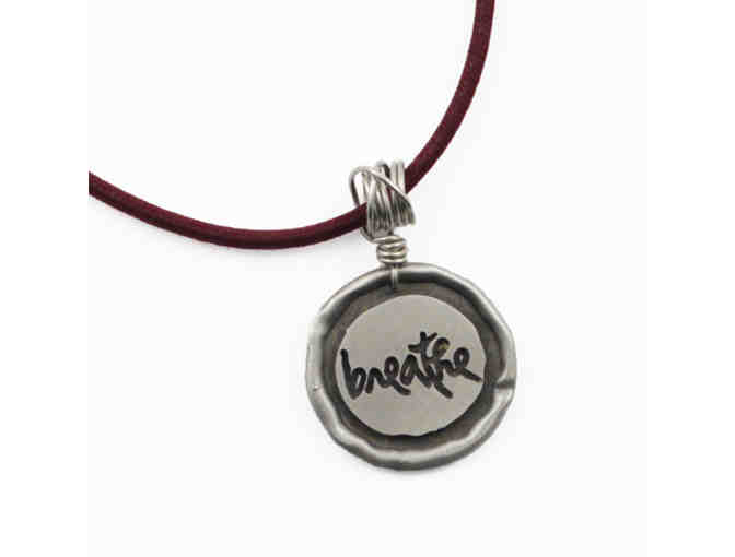 Lion's Roar Store: Thich Nhat Hanh-Inspired "Breathe" Necklace - Photo 1