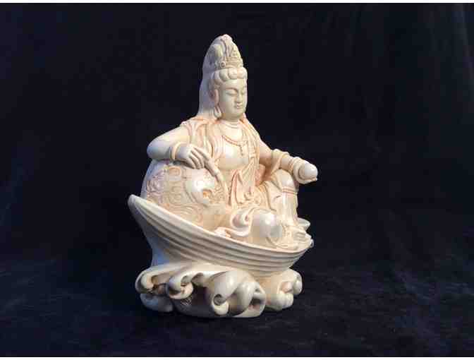 InspiredSculpture: 'Kuan Yin Blessing the Earth' Statue