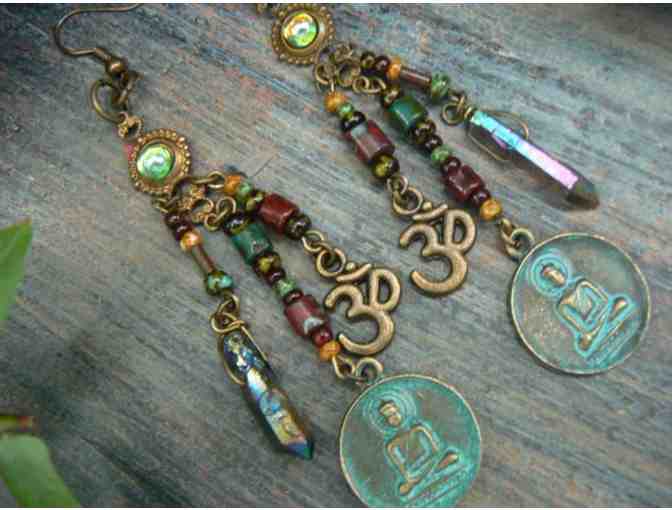 Gilded in Gypsy: Buddhism-Themed Earrings - Photo 1