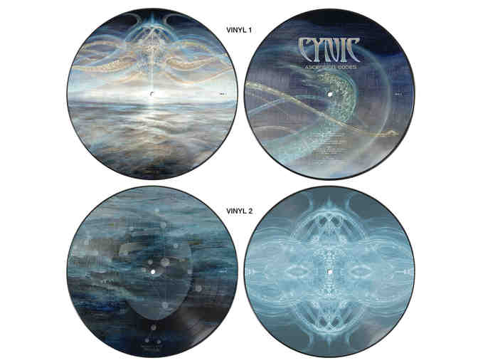 CYNIC: Signed 'Ascension Codes' Double Picture Disc LP Set