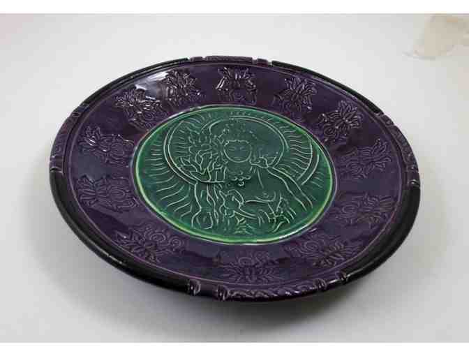 De Baun Fine Ceramics: Handmade Goddess Tara Raku Offering Bowl