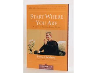 Pema Chodron: signed set of 'Start Where you Are' and 'Always Maintain a Joyful Mind'