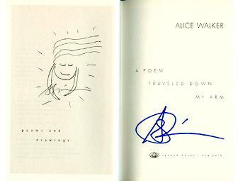 Alice Walker: Signed 'A Poem Travelled Down My Arm'