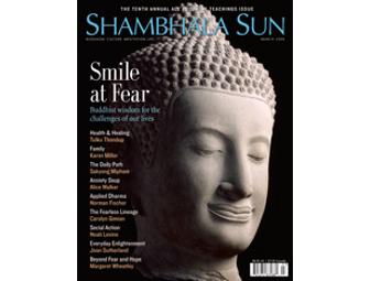 Shambhala Sun Foundation: Head of a colossal Buddha Print