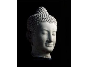 Shambhala Sun Foundation: Head of a colossal Buddha Print