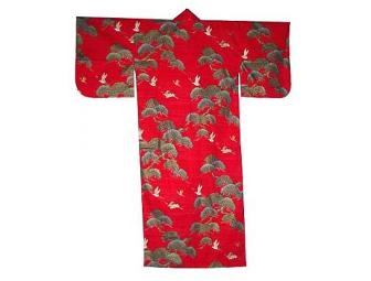 Chopa Zen Home and Gift: Red Crane and Tree Kimono