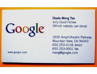 A Googleplex Tour--with Meng!