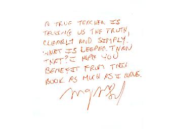 Thich Nhat Hanh's 'You are here' signed by editor Melvin McLeod