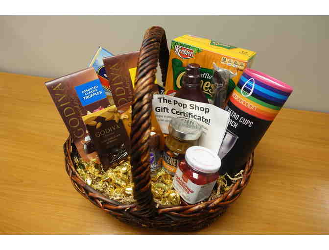 Dessert Gift Basket with Pop Shop Cafe and Creamery Giftcard