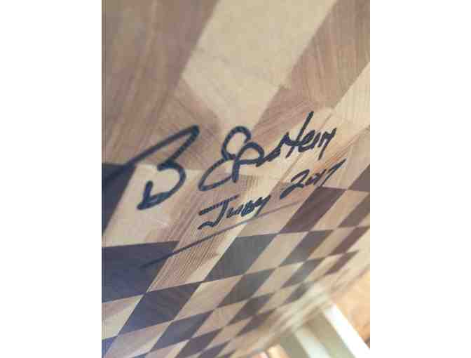 Checkerboard End Grain Handmade Stool