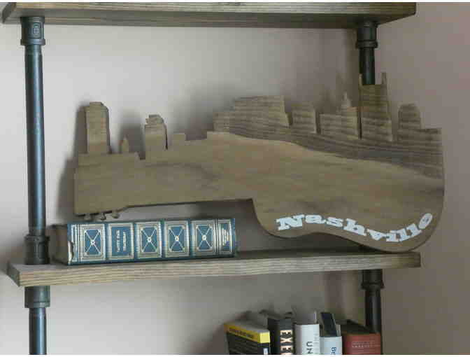 Nashville Skyline Wood Carving