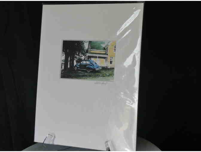 1939 Lincoln Zephyr print (unframed, but matted)