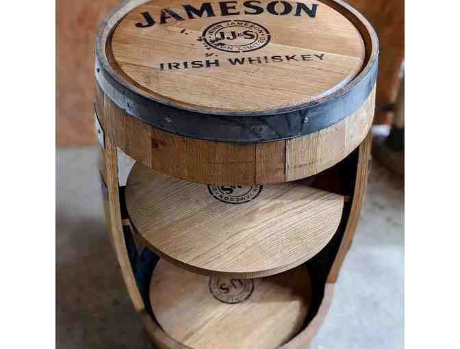 Bourbon Barrel Display Case