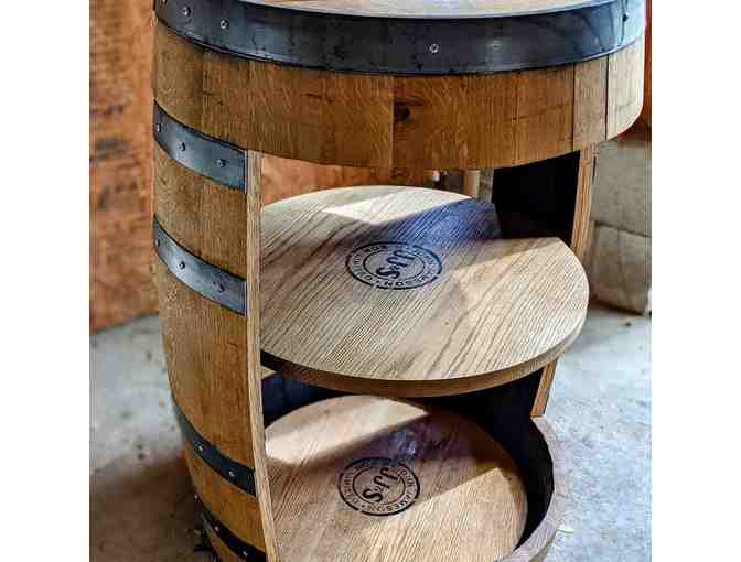Bourbon Barrel Display Case