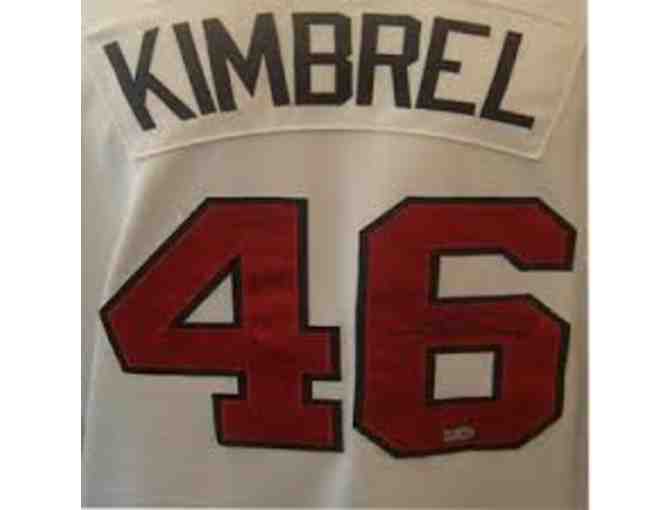 Atlanta Braves Autographed Photo of Craig Kimbrel.
