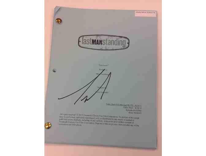 Tim Allen signed script