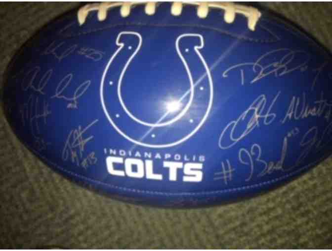 Indianapolis Colts Team Autographed Football