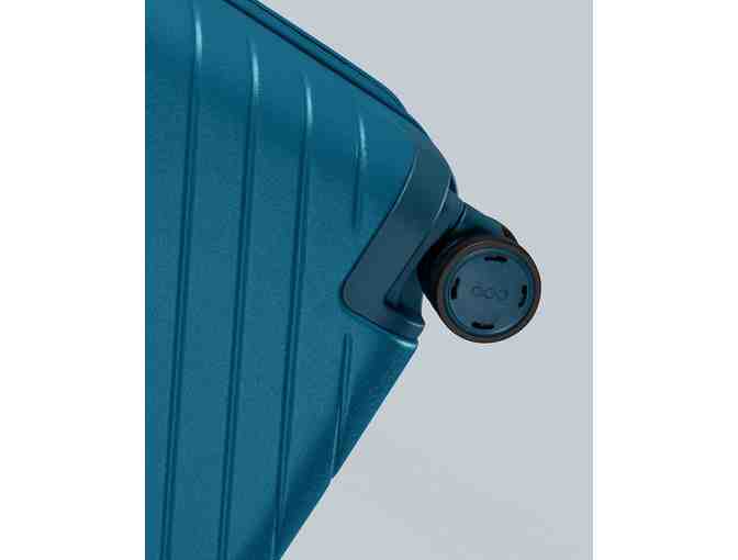 Luggage from OOO Traveling, 26' Expandable Medium Spinner in Teal!