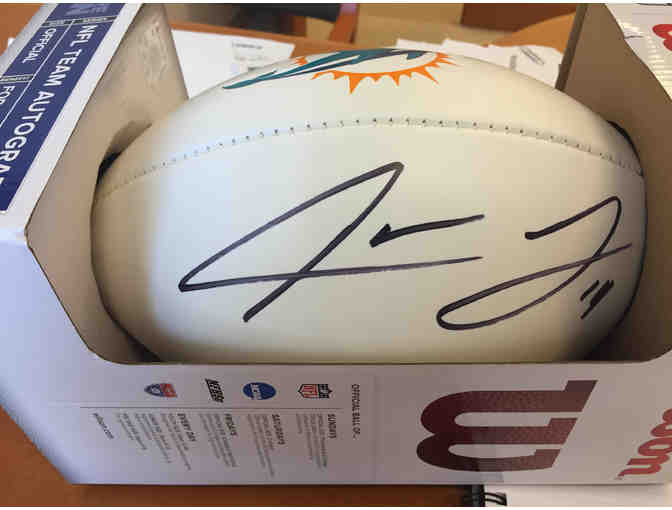 Miami Dolphins Football Signed by Jarvis Landry