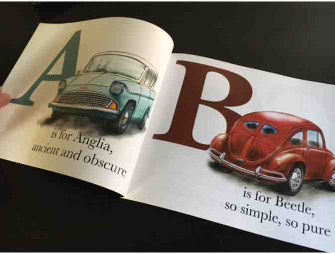 Abecedarium Automobilium Book -- an illustrated alphabet (1 of 2 available)