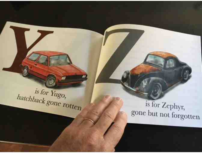 Abecedarium Automobilium Book -- an illustrated alphabet (2 of 2 available)