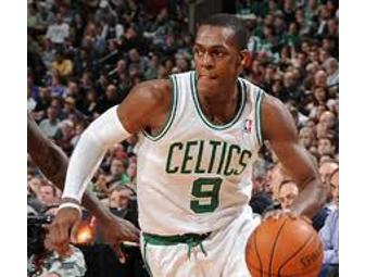 Celtics' Rajon Rondo Autographed NBA Basketball