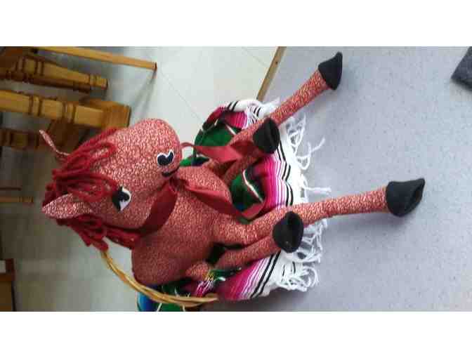 Fun Hand Sewn Floppy Horse and Blanket