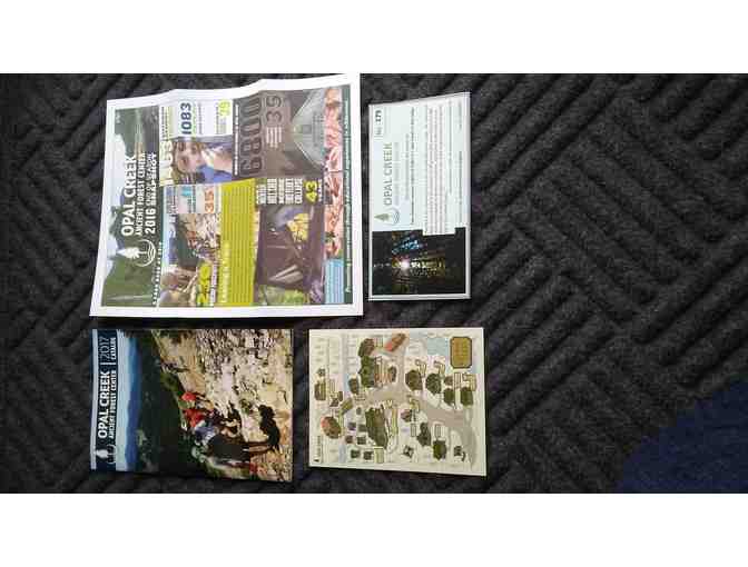 Two Nights and Meals at Beautiful Opal Creek,OR